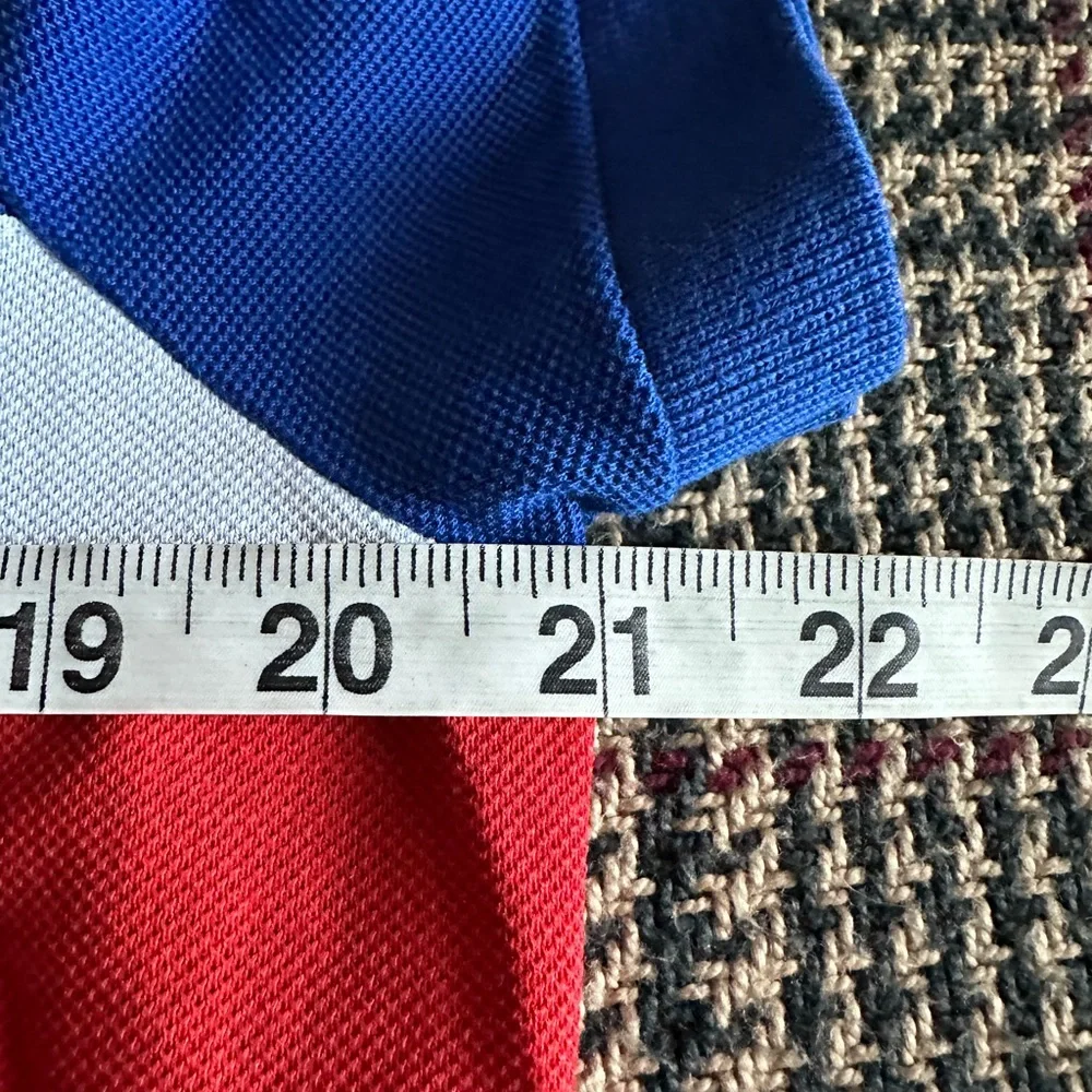 LACOSTE 🐊 Men’s All Cotton ‘Union Jack’ Pique Knit Shirt - Size EU6/US Large - Picture 11 of 12